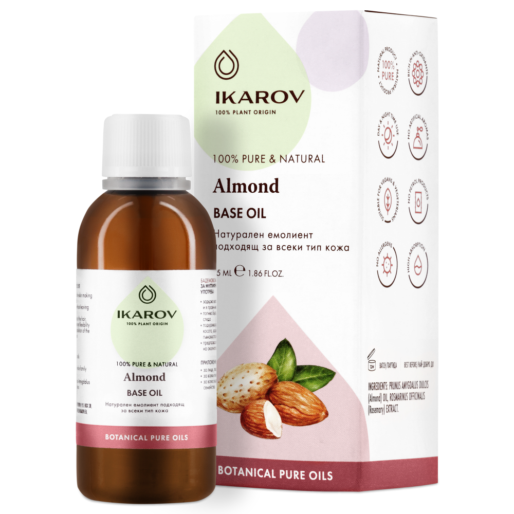 IKAROV - Mandľový olej + antioxidant 100 % natural  55 ml