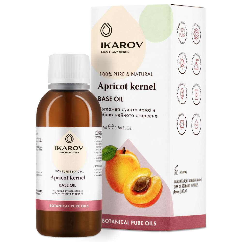 IKAROV - Marhuľový olej + antioxidant 100% natural  55 ml