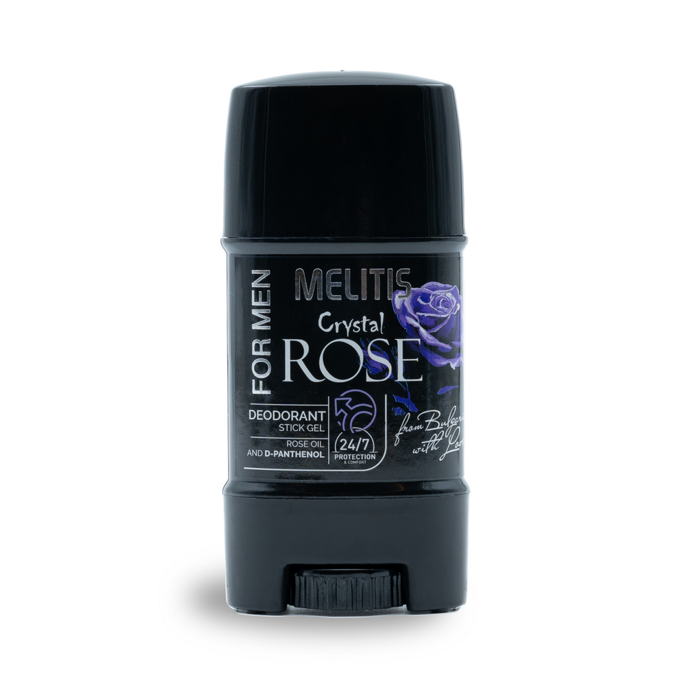 Pánsky antiperspirant Melitis Crystal Rose s ružovým olejom