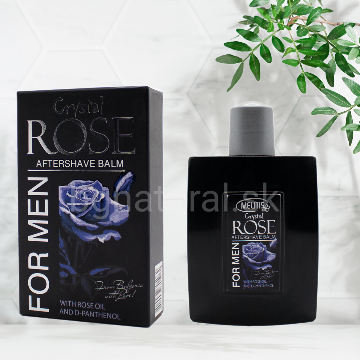 Melitis CRYSTAL ROSE - balzam po holení s ružovým olejom 100 ml