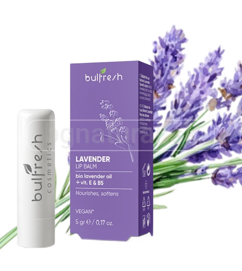 BOTANIC LAVENDER  - Balzam na pery s bio levanduľovým olejom 5 ml